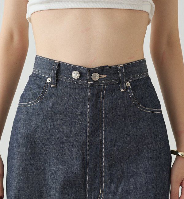  「ハイウエストデニムパンツ」|デニム|