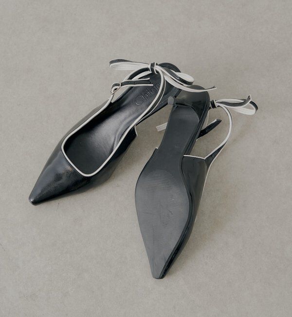  「バックリボンミュール」|パンプス|