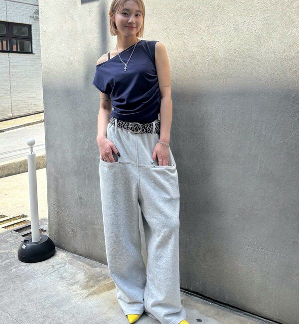  「【5色展開】マルチウェイギャザーオフショルノースリーブ」|キャミソール|