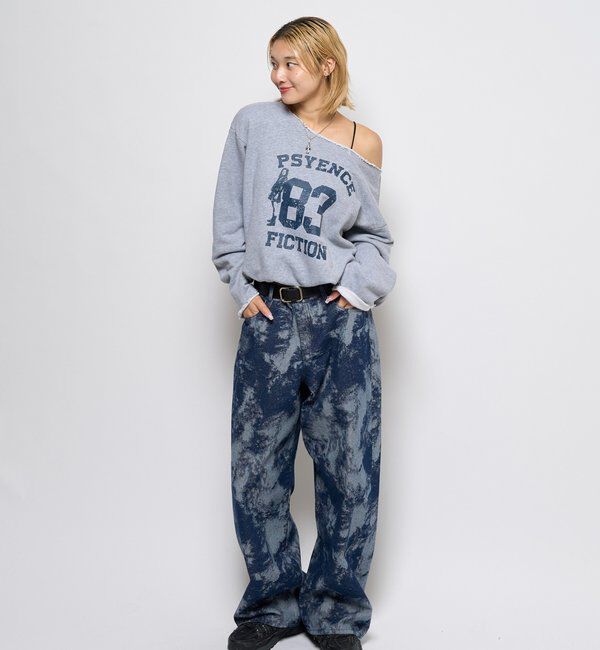  「アソート柄ローライズデニム」|デニム|