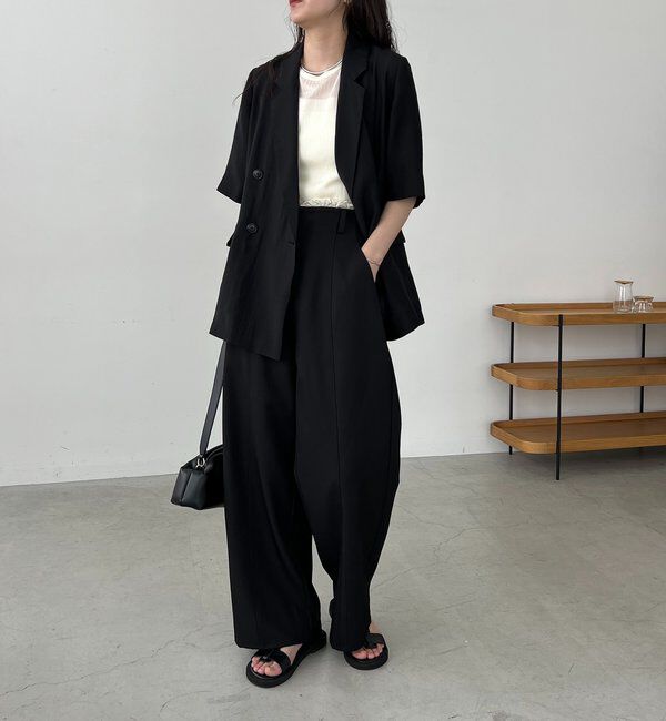  「フリルウエストパンツ」|チノ|