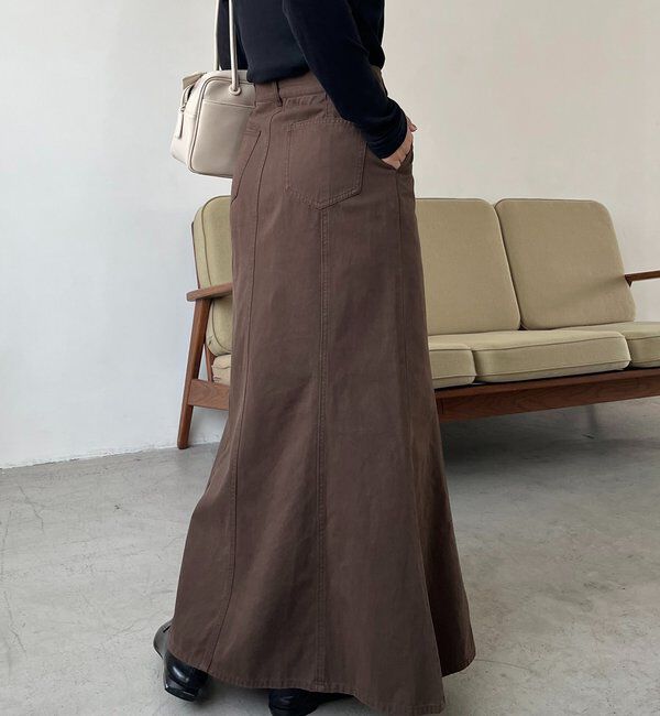  「【セットアップ対応】コットンフレアスカート」|スカート|