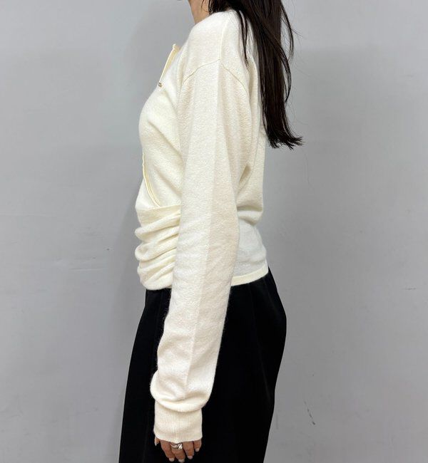  「カーディガン風アシメニット」|ニット・セーター|