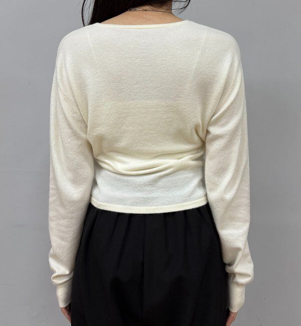  「カーディガン風アシメニット」|ニット・セーター|