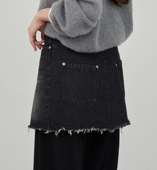  「レイヤードデニムスカート」|スカート|
