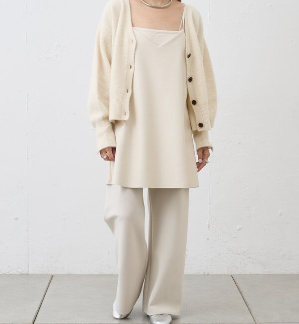  「《レイヤードにも◎》レザーチュニックキャミ」|シャツ・ブラウス|