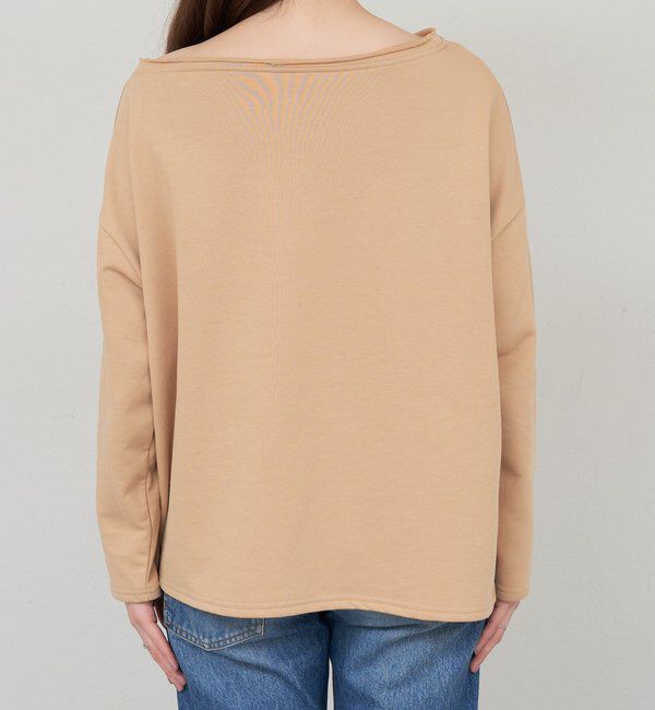  「サイドスリットオフショルスウェット」|Tシャツ・カットソー|