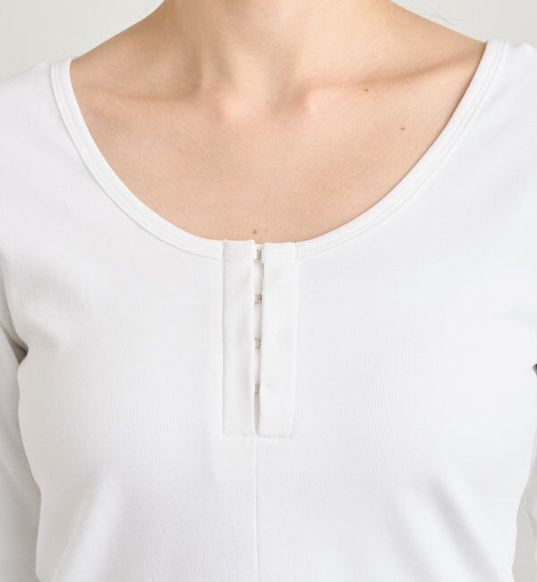  「フロントホックロンtee」|Tシャツ・カットソー|