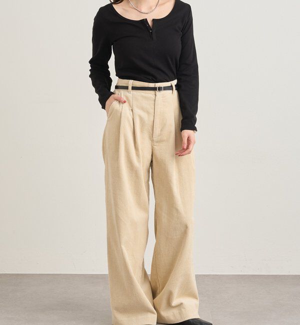  「フロントホックロンtee」|Tシャツ・カットソー|