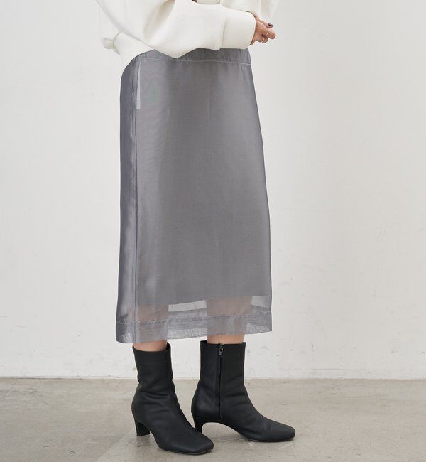  「4WAYダブルレイヤードスカート」|スカート|