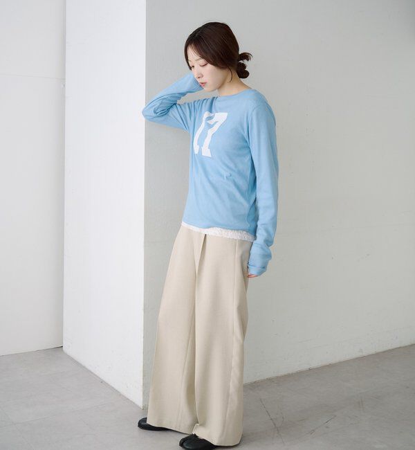  「【セットアップ対応】トロタックワイドパンツ」|チノ|