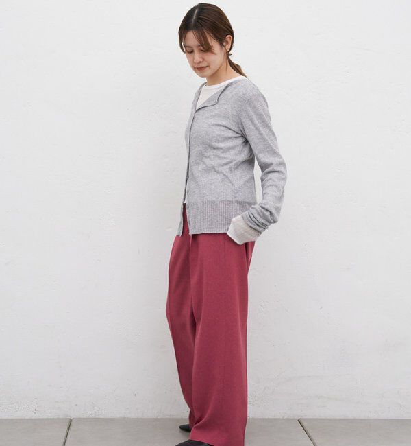  「【セットアップ対応】トロタックワイドパンツ」|チノ|