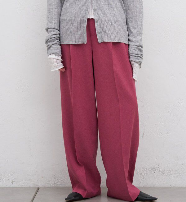  「【セットアップ対応】トロタックワイドパンツ」|チノ|