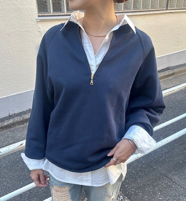  「2WAYジップスウェット」|Tシャツ・カットソー|