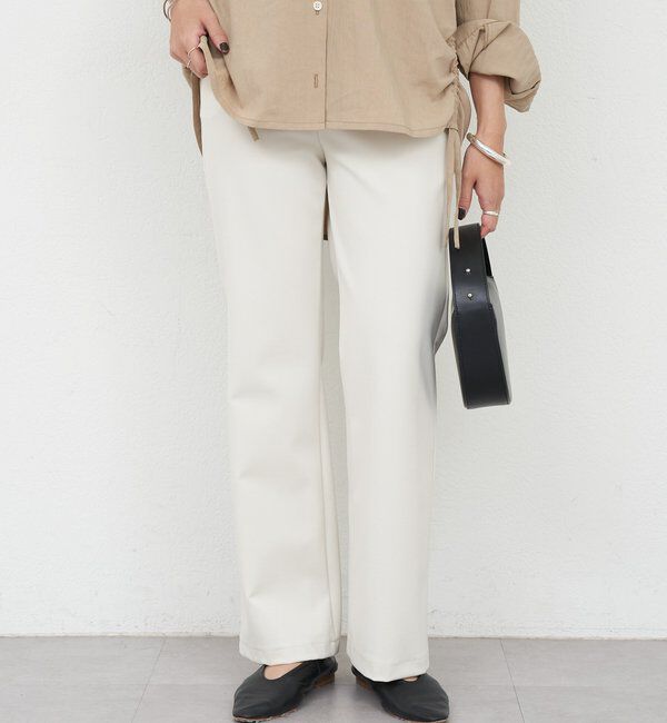  「スリムジャージーパンツ」|チノ|