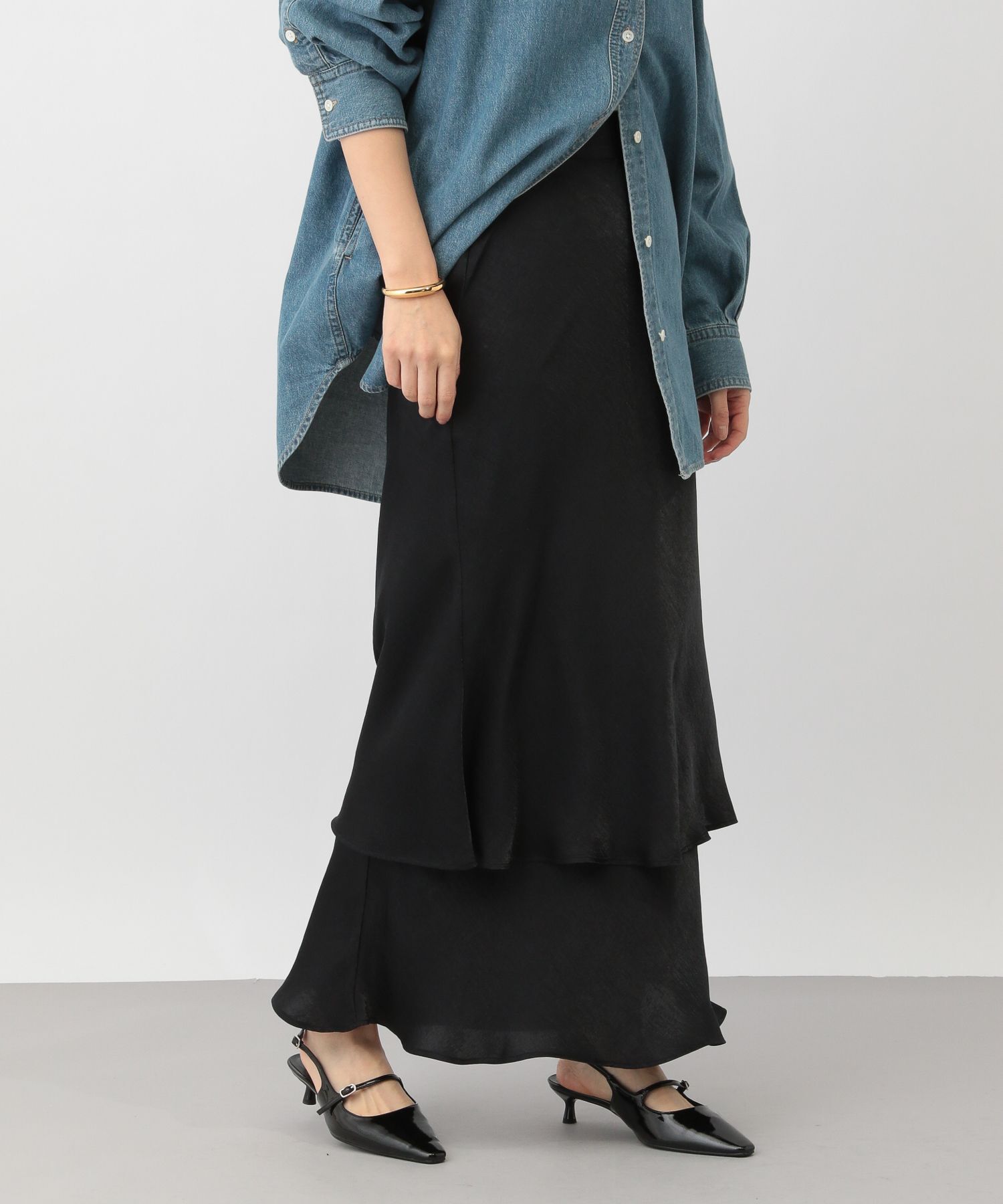 A part by 「ティアードフレアスカート」|スカート|