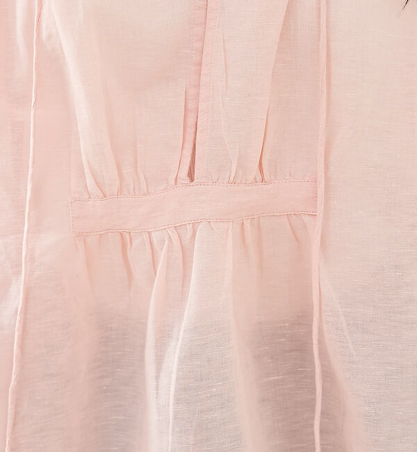 collex「リネンコットンギャザーブラウス」|シャツ・ブラウス|