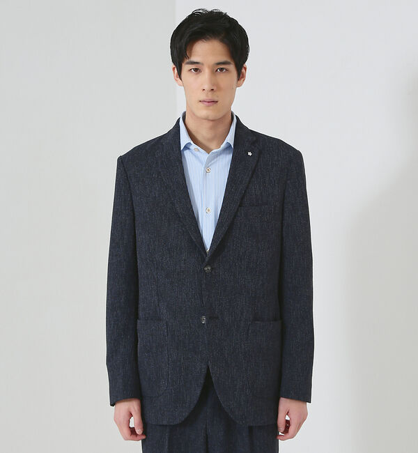 ABAHOUSE「【セットアップ対応/FLEX JACKET】サマーツイード ジャケット / サマ」|テーラードジャケット|