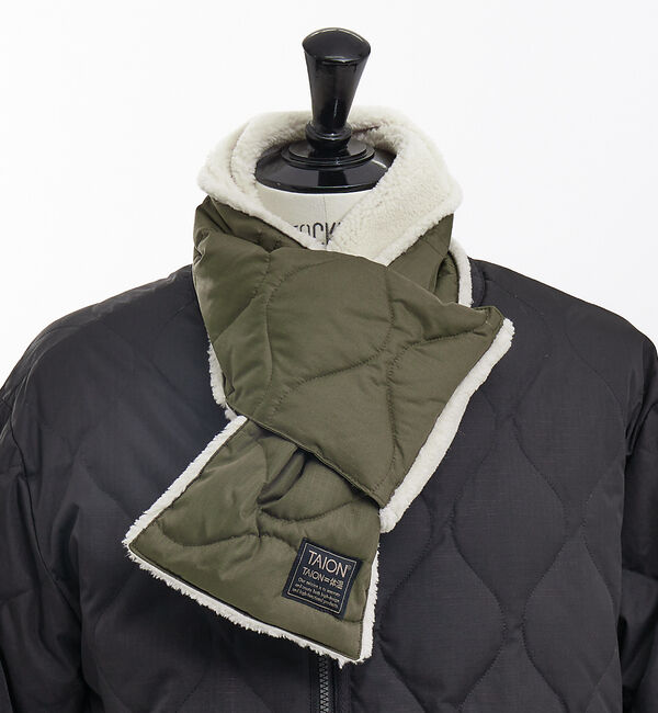 ABAHOUSE「【TAION /タイオン】MILITARY REVERSIBLE　SCARF/ミ」|マフラー|