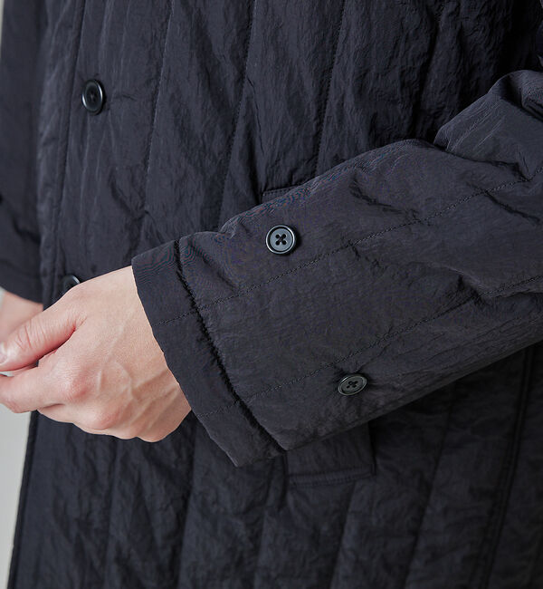 ABAHOUSE「【リバーシブル着用可】バーティカル パデット ステンカラーコート / バルマカー」|ステンカラーコート|