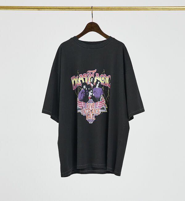 ABAHOUSE「【AH ABAHOUSE】オーバーサイズ バンドTシャツ」|Tシャツ・カットソー|グレー系その他3