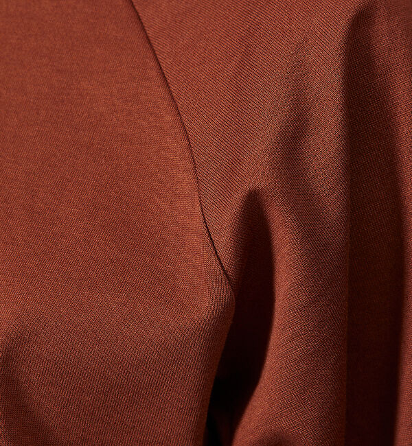 ABAHOUSE「【モックネック】度詰め天竺　ラグランスリーブＴシャツ」|Tシャツ・カットソー|