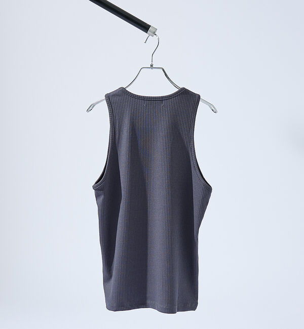 ABAHOUSE「【スクエアネック】ストレッチ テレコ タンクトップ」|キャミソール|