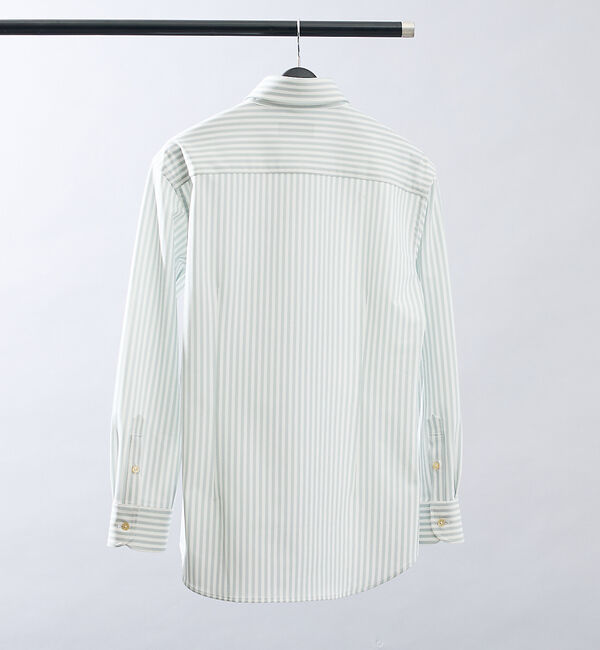 ABAHOUSE「【ON/OFF兼用】360&deg;ストレッチ ロンドンストライプ ワイドカラーシャツ」|シャツ・ブラウス|