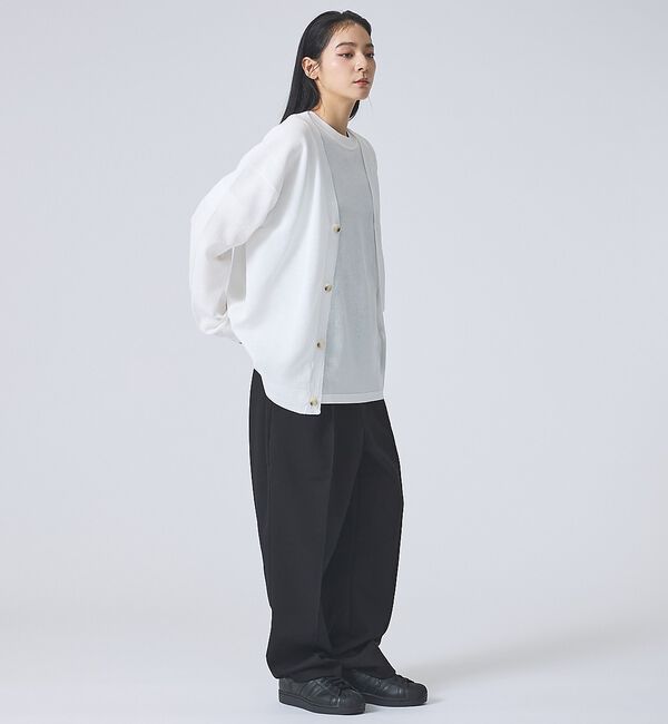 ABAHOUSE「【FORTUNA / フォルトゥナ】ECOTEC KnitMeshCD/エコテッ」|カーディガン|