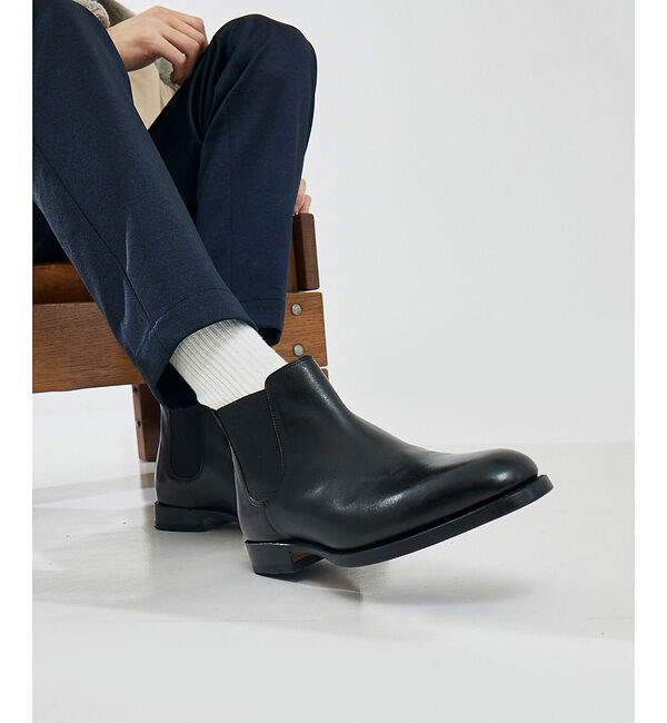alfredoBANNISTER「【定番】グッドイヤー サイドゴアブーツ / チェルシーブーツ」|ショートブーツ|ブラック