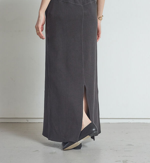 Rouge vif「【セットアップ対応】ワッフルロングスカート」|スカート|