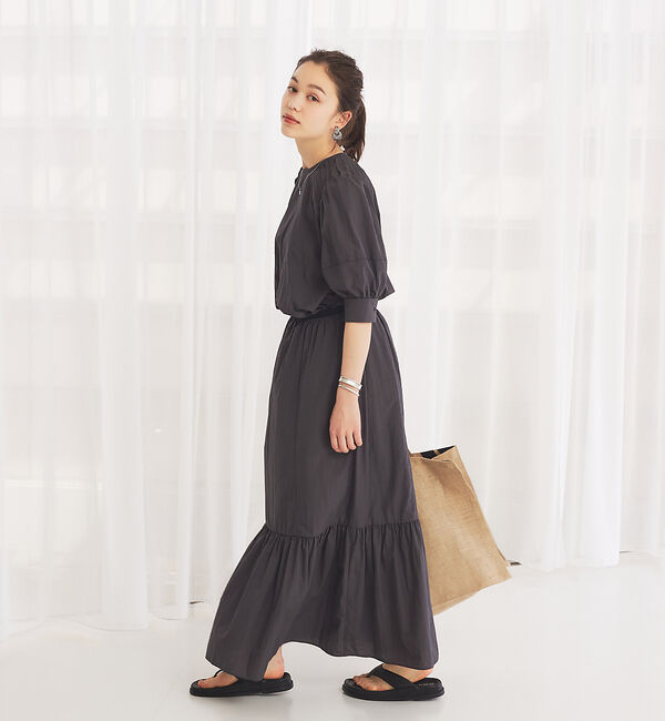 Rouge vif「【セットアップ対応】ギャザーティアードスカート」|スカート|