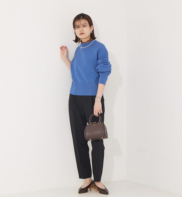 Rouge vif「【XSサイズ展開】【セットアップ対応】ウールタッチテーパードパンツ」|その他|