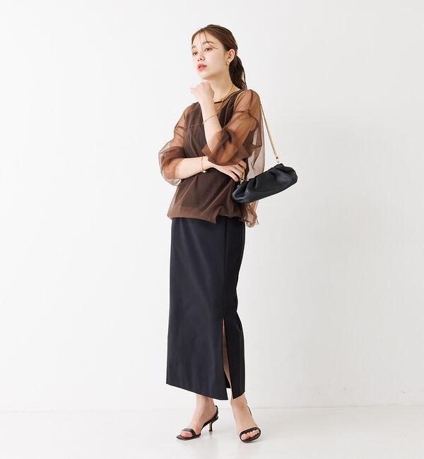 Rouge vif「チュール シアーブラウス」|シャツ・ブラウス|