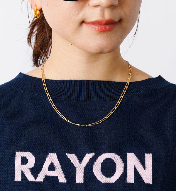 Rouge vif「【一部店舗限定】 ジャガードロゴニット」|ニット・セーター|