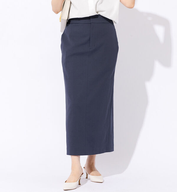 Rouge vif「シェルタリングタイトスカート」|スカート|チャコールグレー