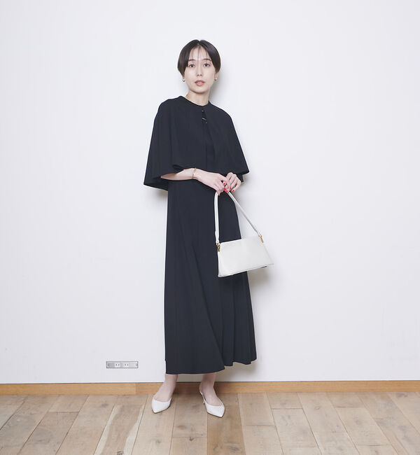 Rouge vif「ライトポンチケープ付き２WAYワンピース」|ワンピース|