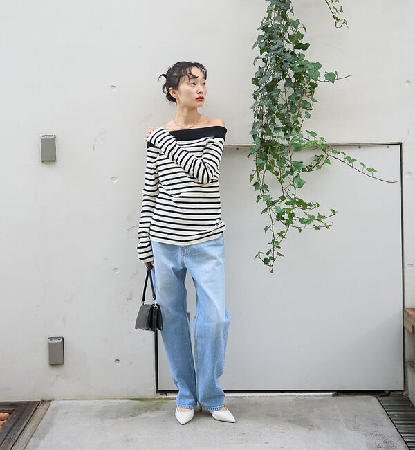 Rouge vif「オフショルレディニットプルオバー」|ニット・セーター|