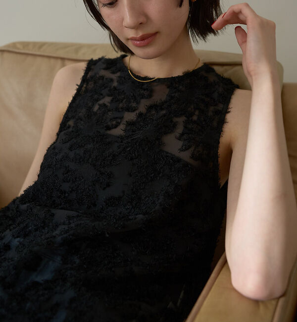 Rouge vif「【一部店舗限定】フラワーフェザーアメスリブラウス」|シャツ・ブラウス|