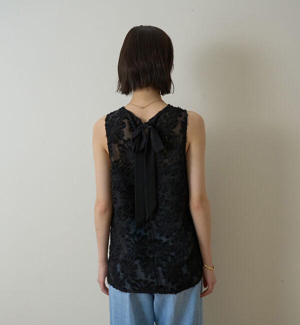 Rouge vif「【一部店舗限定】フラワーフェザーアメスリブラウス」|シャツ・ブラウス|