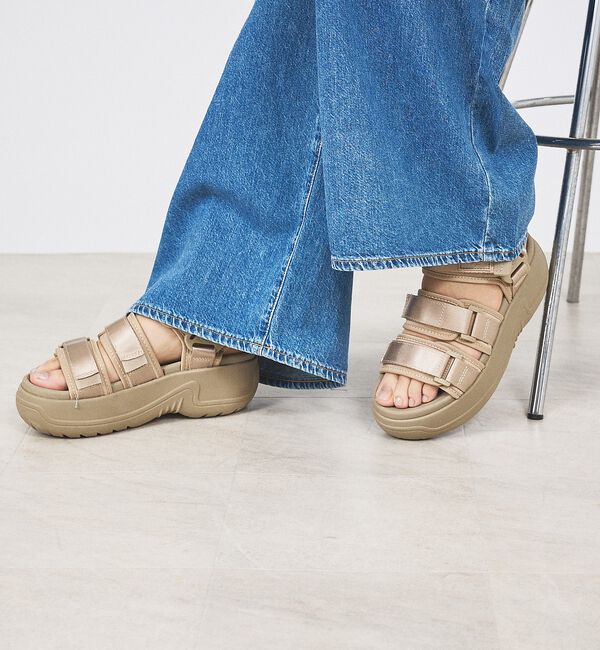 Rouge vif「【SHAKA / シャカ】NEO BUNGY EVOL CHUNKY / 厚底サ」|サンダル|