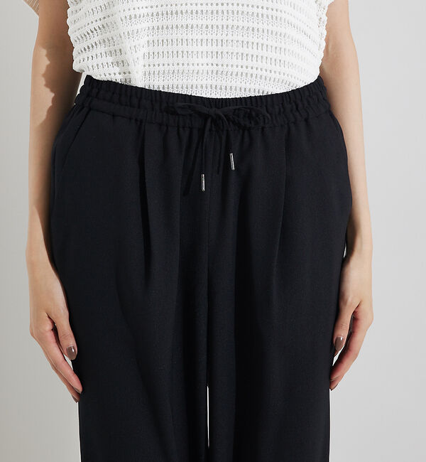 qualite「バックサテンジョーゼットパンツ」|その他|