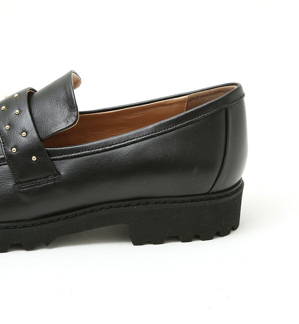 AU BANNISTER「【軽量】スタッズボリュームローファー」|ローファー|