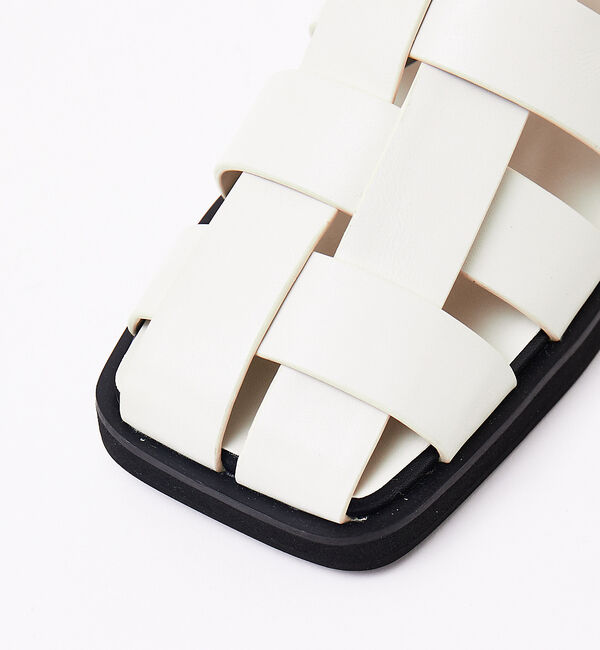 AU BANNISTER「【LAROUTE】スクエアメッシュサンダル」|サンダル|