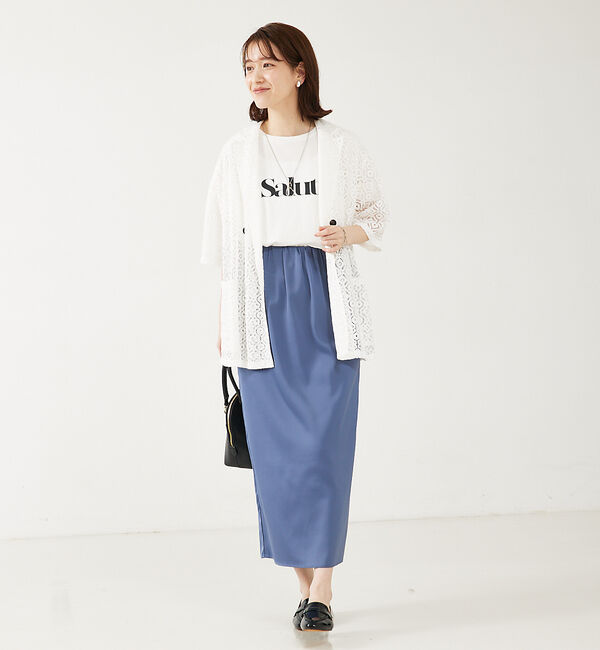 abahouse mavie「半袖レースジャケット」|その他|