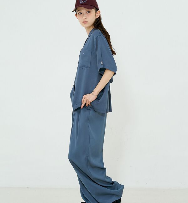 NOMINE「【セットアップ対応】ヴィンテージサテン ドロストコード パンツ【予約】」|その他|