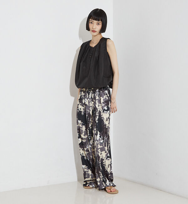 NOMINE「タック バルーン タンクトップ ブラウス」|シャツ・ブラウス|