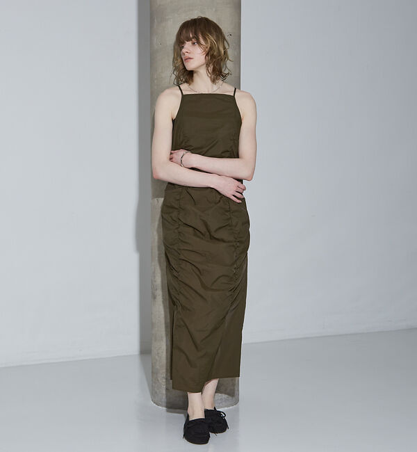 NOMINE「ギャザー キャミワンピース」|ワンピース|