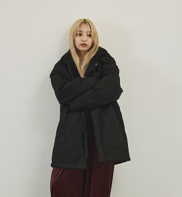 NOMINE「【TAION】リバーシブル ダウンジャケット / ブルゾン（キルティング&times;ボア）」|ダウン|