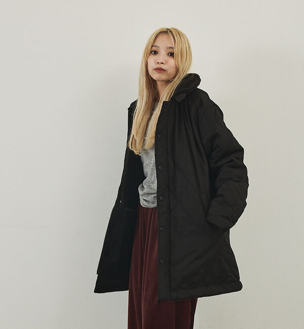 NOMINE「【TAION】リバーシブル ダウンジャケット / ブルゾン（キルティング&times;ボア）」|ダウン|